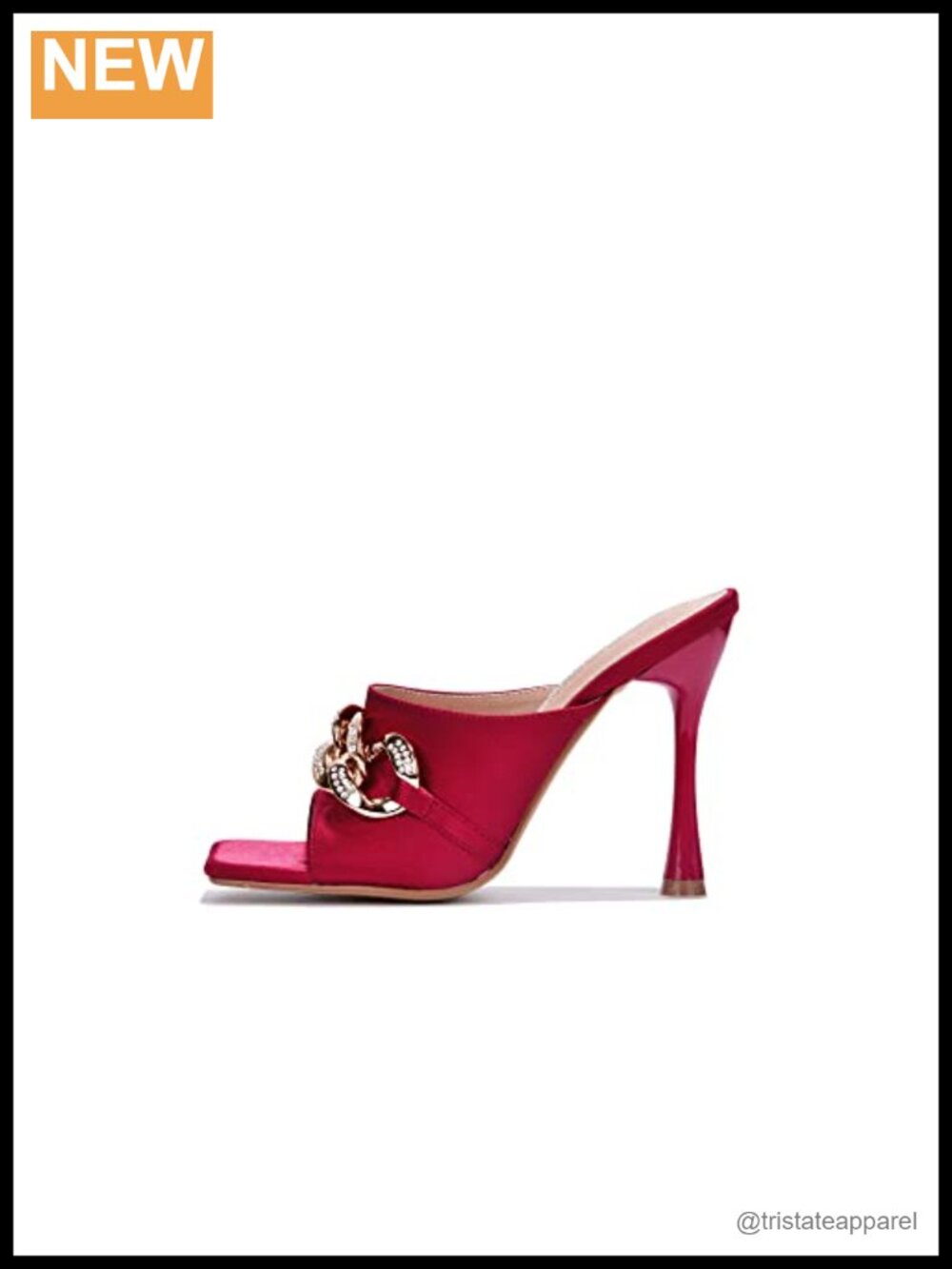 Cape Robbin Disteny Sexy Stiletto High Heels Square Open Toe Slingback Sandals